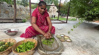 सिलबट्टे वाली धनिया-मिर्च की चटनी | Silbatte wali dhaniya-mirch ki chutney | Indian traditional