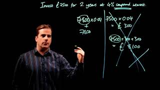 Compound Interest. - GCSE 9-1 Maths Specimen Paper