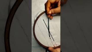 Back stitch by Mousumi's Creative World #mousumiscreativeworld  #shorts  #youtubeshorts #diy