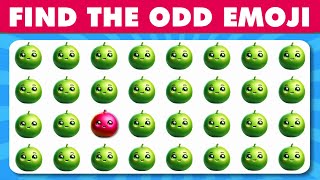 ODD One Out Alert! 🍎🥑🍉 Can You Find the Difference?