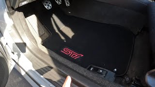 Fixing the GD WRX floor mat problem