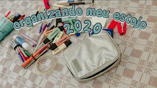 ORGANIZANDO MEU ESTOJO ESCOLAR 2020| 100 PENS