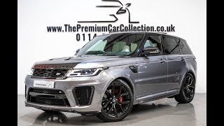 Land Rover Range Rover Sport 5.0 P575 V8 SVR Carbon Edition Auto 4WD Euro 6 (s/s) 5dr