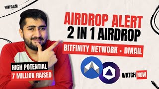 BITFINITY AIRDROP GUIDE | 2 Airdrops in 1 | 7 Million $ Raised | Aisa Mauka Miss Matt Karna 🚨