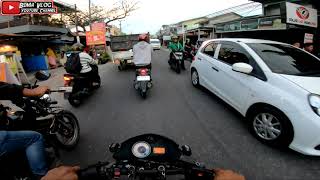 Aspal baru !! satu kota mati lampu !! makin semangat ni.!! #viral #motovlog