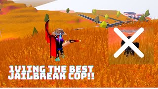 1v1ing with a REALLY good cop!! | Roblox Jailbreak