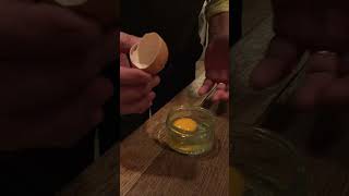 The easiest way to separate an egg yolk!