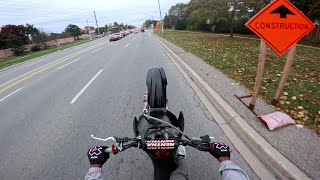 TAKING MY CRF150R STREET LEGAL DIRTBIKE FOR A RIDE !