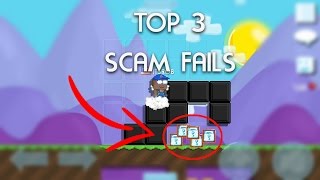 TOP 3 SCAM FAILS OF ALL TIME - GROWTOPIA