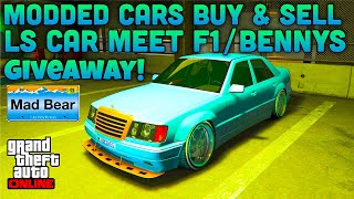 GTA 5 Online LS Car Meet Buy & Sell Live PS5 Join Up F1/Bennys | Modded Account Giveaway