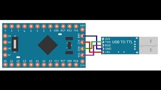 Прошивка arduino pro mini с помощью USB/TTL Adapter