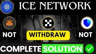 ice network new update | Ice Mining App Withdrawal solution | Ice Network Distribution News