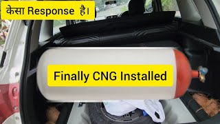 CNG in Brezza 2022 🫡 क्या सच मे Lagwani चाहिए 🥲 Brezza 2022 CNG Response #brezza2022 #cng #car