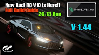 GT7 Tokyo Expressway 600 Audi R8 V10 New Build V 1.44