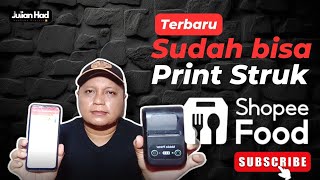 TERBARU‼️CARA CETAK STRUK DI APLIKASI SHOPEEFOOD