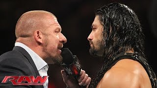 Roman Reigns makes a deal with The Authority: Raw, June 1, 2015