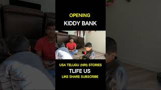 Avi and Vishu's Exciting First Piggy Bank Opening #firsttime #piggybank