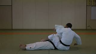 29 Okuri Eri No.4 Bring him on the side → Juji Gatame 送り襟絞 No.4 (十字固への移行）