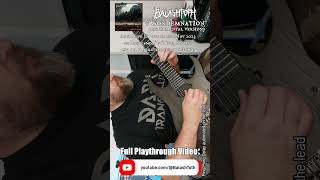 ÷Condemnation (instrumental version) One Take Playthrough Snippet #guitar #riff #playthrough  #metal