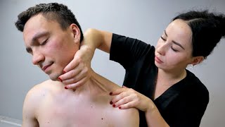 ASMR Powerful back massage by Valeria