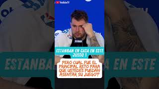 Luka Doncic Postgame Interview Spanish | NBA Finals Luka Doncic Entrevista Espanol Game 1 | #shorts