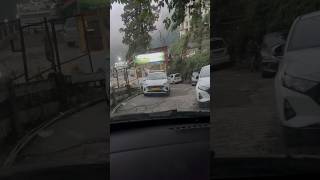 #kwid off-roading in Mussoorie #downhill driving 90 degree turn