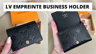 LOUIS VUITTON Empreinte Business Card Holder