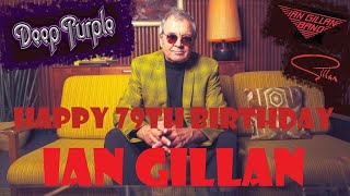 Happy 79th Birthday Ian Gillian & BONUS (one of the best rock singers of all time)