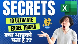 EXCEL 10 USEFUL TRICKS | 10 Ultimate Excel Tips and Tricks for 2023 !!!!!!!