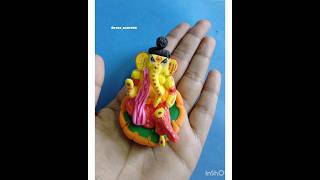 Ganesh clay making🔱🎨Jaidev jaidev🌸🚩#viral #religion #ytshorts #art #ganesh #mahakal#clayart  🌺🌷