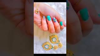 Most colorful❤💛💚💙💜 nails are here💓💥❤‍🔥#easy nail for beginners looks very stylish#youtubeshorts💥❤‍🔥💓