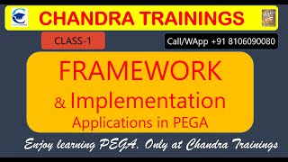 {తెలుగు}Class-1 Importance Of Framework & Implementation App|| Call/WApp+91 8106090080 #pega