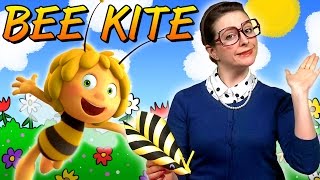 Maya The Bee - Bee Kite Craft | Crafts for Kids with Crafty Carol at Cool School