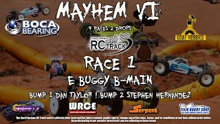 MAYHEM VI Race 1 | B-Main | E Buggy | January 28, 2024