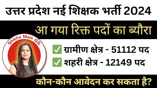 UP New Teacher Vacancy 2024 | रिक्त पदों का ब्यौरा | #newvacancy2024  | @ShikhaMamGS