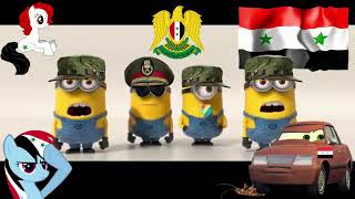 singing minions sing God Syria and Bashar - READ DESC