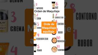 Orden de Maquillaje! Si has seguido este orden mi estás haciendo mal!#belleza #makeup#maquillaje