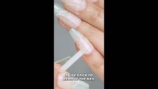 Watch me ASMR remove press on nails l Stree Relife Moment #shorts