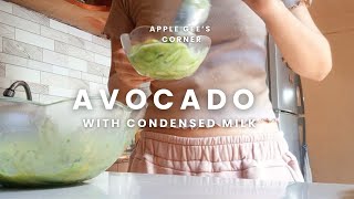 🥑Let's make creamy Avocado with condensed milk🥑 #youtubefeed #shortsfeed #shortvideo #youtubeshorts