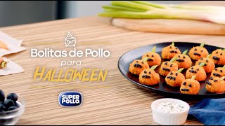 Bolitas de pollo para Halloween ¡Sustos que dan gusto!