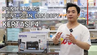 PRINTER EPSON L5290 | PRINT, SCAN, COPY kertas F4 DAN WIFI | REVIEW dan UNBOXING