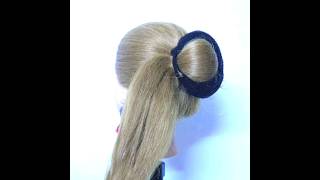 hairstyle for wedding/party #hairstyles #bun #bunstyles #shortvideo #shorts