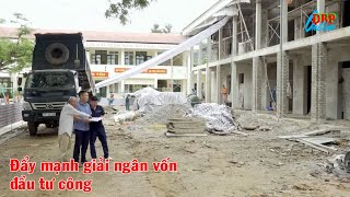 Đẩy mạnh giải ngân vốn đầu tư công