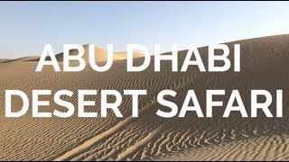 RECORRIDO POR LOS DESIERTOS DE ABU DHABI | EMIRATOS ARABES UNIDOS