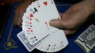 A perfect prediction TRANSPOSITION/ gimmick card trick