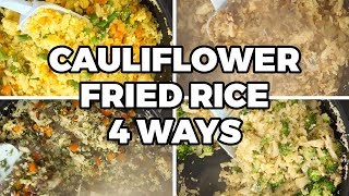 How to Make Cauliflower Rice 4 Different ways!