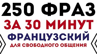 ФРАНЦУЗСКИЙ ЯЗЫК 250 ФРАЗ ЗА 30 МИНУТ ДЛЯ СВОБОДНОГО ОБЩЕНИЯ