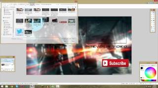 How to make an outro for Youtube using Paint.net & Camtasia