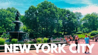 Walking Tour NYC 🗽| 🌼 Summer Walk in Central Park & Midtown Manhattan | Times Square【4K】