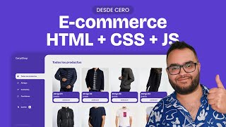 E-commerce DESDE CERO con HTML, CSS, JS y localStorage 😱